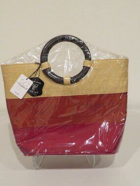 Annaleece by DeVries Thai Silk Sunset Handbag NWT